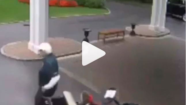 WATCH: Runaway golf cart causes mayhem at golf club